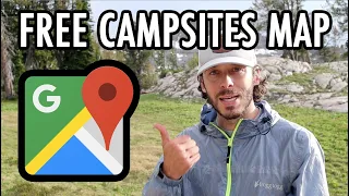 I Made a Map of All of My Free Campsites and More (Patreon?!)