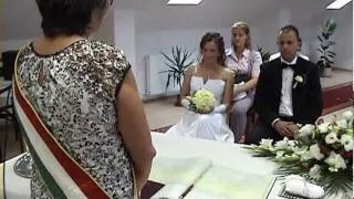 Anita & Gergő esküvője: A házasságkötés