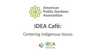 IDEA Café: Centering Indigenous Voices