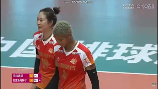Melissa Vargas 15 Point l  Hebei vs Tianjin  l  22-23 China Volleyball League