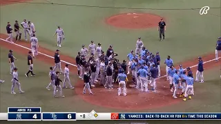 Rays, Yankees Benches Clearing Altercation After Yanks Hit Randy Arozarena! Rays - Yankees