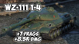 WZ-111 1-4 - 7 Frags 8.5K Damage - Just got behind the wheel! - World Of Tanks