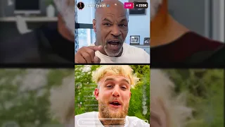 "I HAVE TO F*CK YOU UP!" Jake Paul CONFRONTS Mike Tyson On LIVE