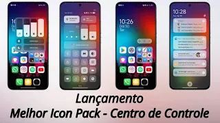 Finalmente Lançou 🤩 -  Melhor Pacotes de Ícones - Centro de Controle - MIUI - HyperOS e Low Ram