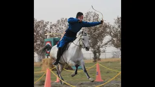 Конные лучники Молдовы на соревнованиях в Иране
