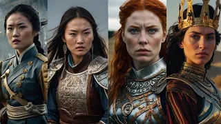 5 most beautiful and fearless female warriors in history