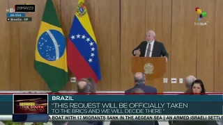 Brazilian President in favour of Venezuela's integration into the BRICS group