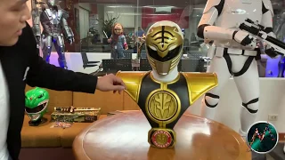 MIGHTY MORPHIN POWER RANGERS WHITE RANGER LIFE-SIZED BUST by Pop Culture Shock Toys | Ryan Sison