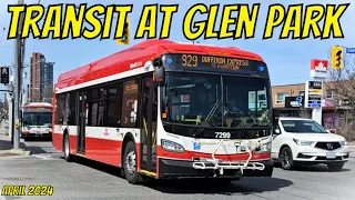 Transit in Glen Park (April 2024)