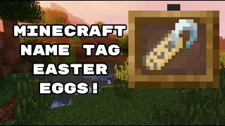 Minecraft Secret Name Tag Easter Eggs! Rainbow Sheeeep!