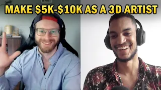 How Make $5-$10k Per Month and Get High Paying Projects as a 3D Artist with Richard Rogers