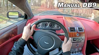 2007 Aston Martin DB9 Manual - V12 British Grand Tourer (POV Binaural Audio)