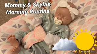 Reborn Mommy & Silicone Baby Skyla’s Morning Routine ☀️ | Sunshine_Reborns