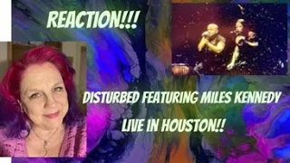 Angie's Pick - Sound of Silence covered by Disturbed featuring Miles Kennedy - LIVE - REACTION!!