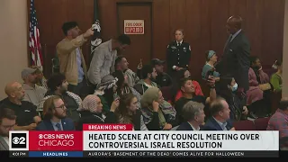 Heated scene at City Council meeting over controversial Israel resolution