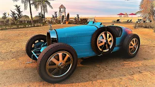 Forza Horizon 5 . Bugatti Type 35 C 1926 . Car Show Speed Jump Crash Test Drive . 4K 60fps.