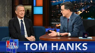 “Just Wing The Whole Thing” - Colbert and Hanks Share The Advice They’ve Given Their Kids