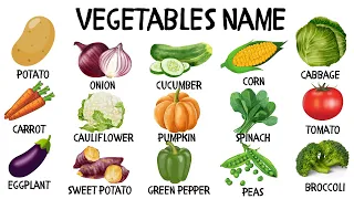 Vegetable Name Vocabulary | English vocab for kids #vegetables #vegetablesnames #kids #words #verbs