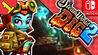 Let's Play SteamWorld Dig 2 Part 1 | Nintendo Switch Indie Blind Gameplay Walkthrough Playthrough