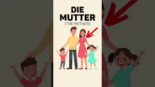 Learn German Vocabulary The Family - Die Familie German Pronunciation #germanlessons