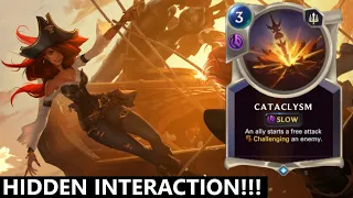 I FOUND A HIDDEN INTERACTION WITH MISS FORTUNE AND CATACLYSM!!! | Legends of Runeterra | LoR