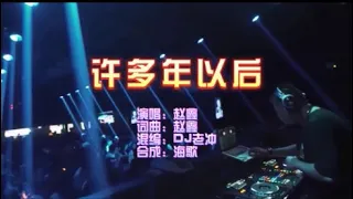 赵鑫 《许多年以后 （DJ老冲版）》 KTV 导唱字幕 （备有伴奏视频）