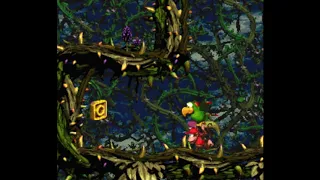 Donkey Kong Country 2: Diddy's Kong Quest- Bramble Scramble  (Bonus Coins + DK Coin Walkthrough)