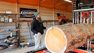 This Log Was Bigger Than I Expected &Big Sawmill Announcement
