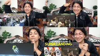 Chandrayaan-3 Mission Soft-landing LIVE REACTION😰😱 !! | INDIA !!! INDIA !!! INDIA !!!💪👍✨💃🥳🎉