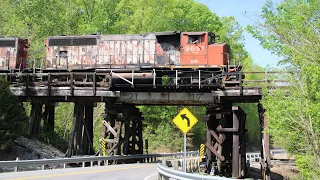 Chasing ATN Y102 - Wellington, AL to Glencoe, AL - 4-16-24