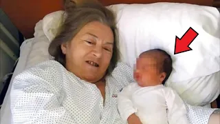 The woman gave birth at 60, seeing the child, the father left her without hesitation!