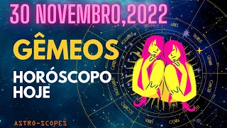 Horóscopo do dia de hoje GÊMEOS 30 novembro 2022♊tarô Gêmeos 30 NOVEMBRO