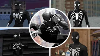 Evolution of the PS4 Black Suit Mod in Spider-Man Games