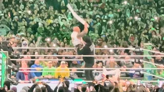 Undertaker returns and destroys The Rock - WWE Wrestlemania 40