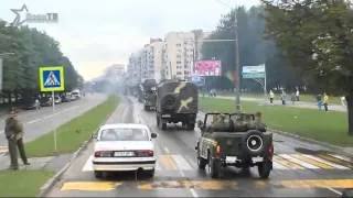 Репетиция военного парада в Минске 29 июня