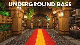 Minecraft | How to build an Underground Base | Tutorial