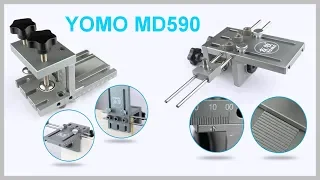 Кондуктор для шкантов и мебельных стяжек YOMO MD590