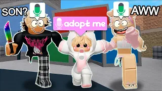 Pretending to be the Cutest 5 YEAR OLD In Roblox MM2 VOICE CHAT 5