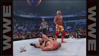 Brock Lesnar vs Hulk Hogan : Smack down , August 8,2002