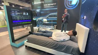 bitsensing Wellness Radar Live Demo on Detecting Apnea at CES2023