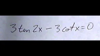 solving tan x and cot x equation