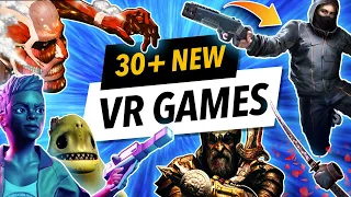 HUGE List of  NEW VR GAMES 2022 & 2023 (PCVR, Quest 2, Pico 4)