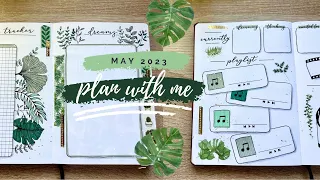 PLAN WITH ME // May 2023 Bullet Journal Setup - more minimalistic, beginner friendly