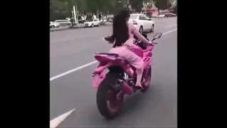 moto rosa - pink motorcycle