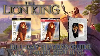 THE LION KING - 4K UNBOXING (SIGNATURE COLLECTION) - 4K, BEST BUY, TARGET // BLURAY BUYERS GUIDE