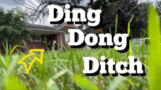 Ding dong ditching! (he called the cops)