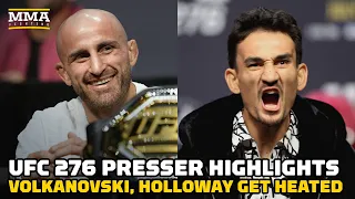 UFC 276 Press Conference Highlights: Alexander Volkanovski, Max Holloway Get Heated | More