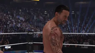 [WWE 2K24] CM Punk VS Kenny Omega : The Real World Championship Match Part 1
