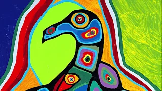 The Art of Canada: "Thunderbird with Inner Spirit" by Norval Morrisseau.