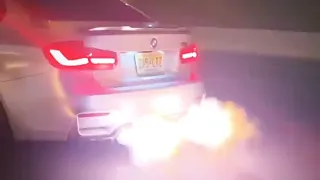 Bmw M3 F80 - Brutal Drift , Shooting Fire Flames